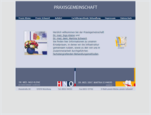 Tablet Screenshot of praxis-kleine-schwerd.de